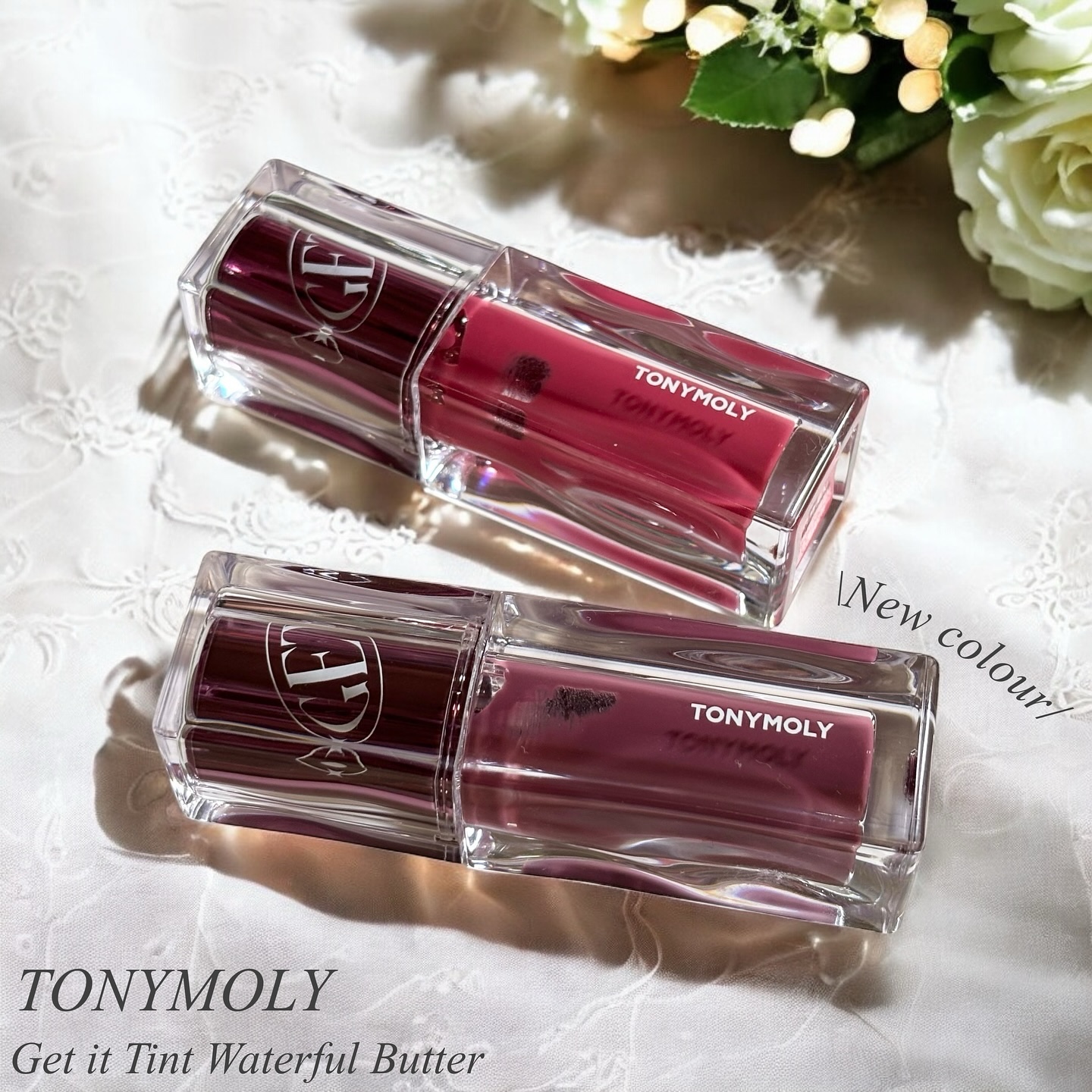 ゲットイットティント ウォーターフルバター/TONYMOLY/リップティントを使ったクチコミ（2枚目）