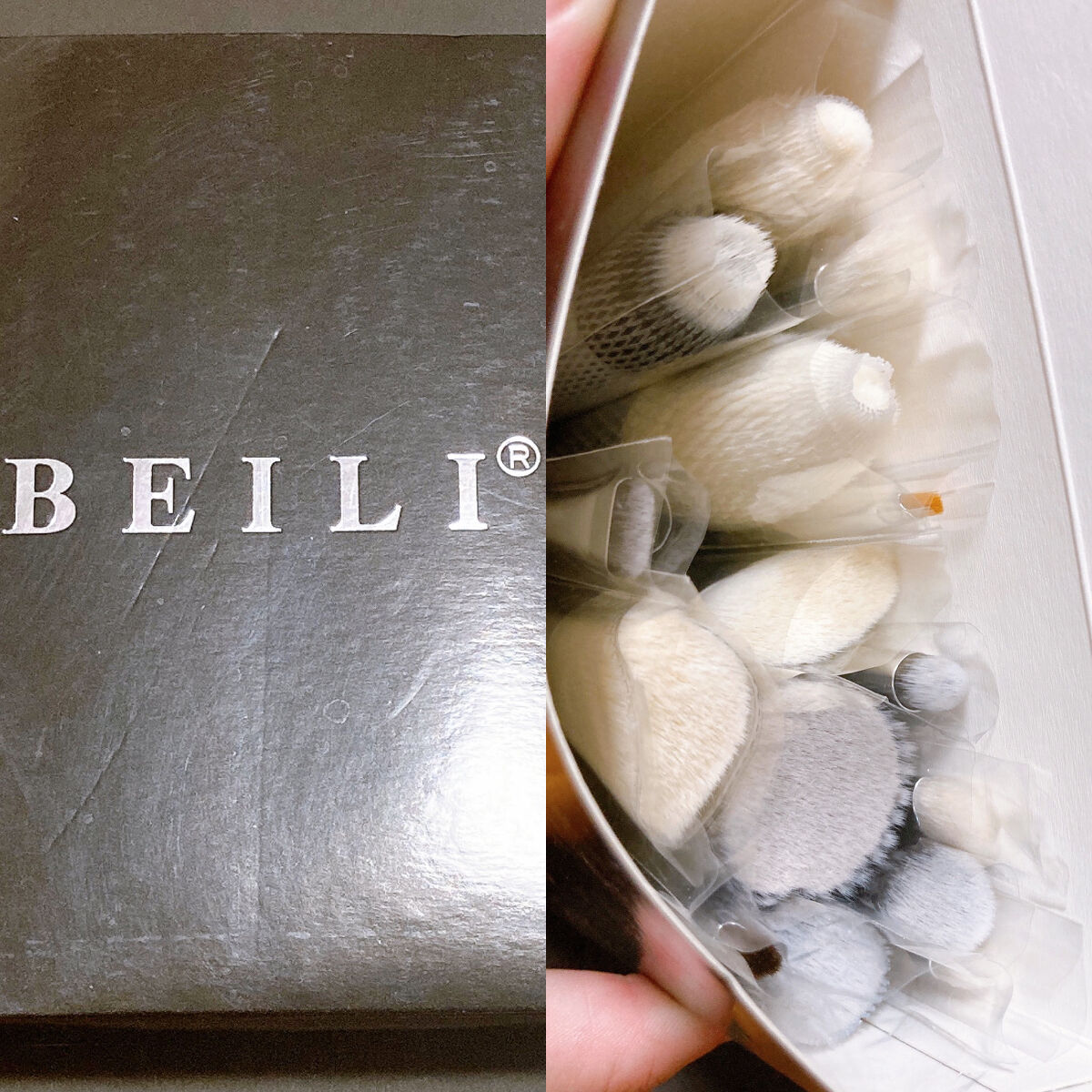 メイクブラシセット 30pcs/BEILI/メイクブラシを使ったクチコミ（2枚目）