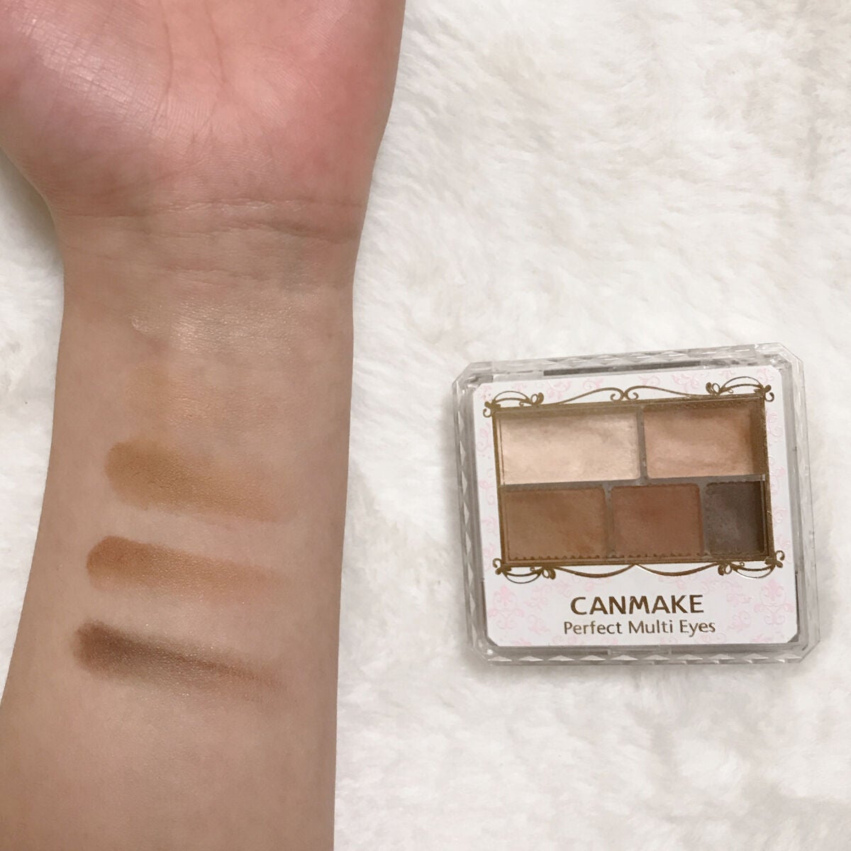 ジューシーピュアアイズ/キャンメイク/アイシャドウパレットを使ったクチコミ(5枚目)