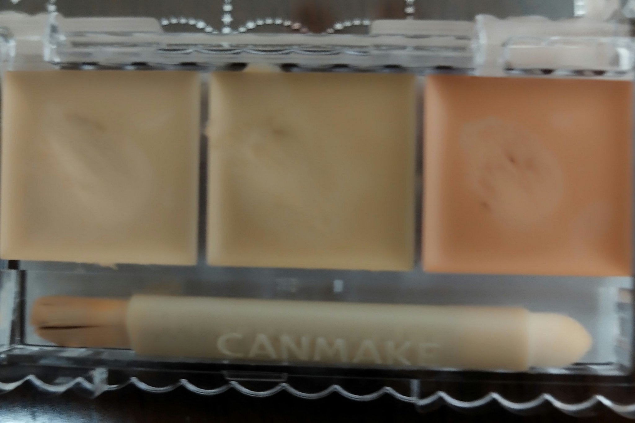 カラーミキシングコンシーラー/キャンメイク/パレットコンシーラーを使ったクチコミ（2枚目）