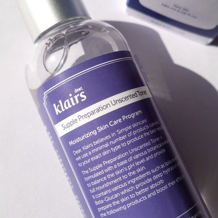 サプルプレパレーションアンセンテッドトナー(180ml)/Klairs/化粧水を使ったクチコミ(2枚目)
