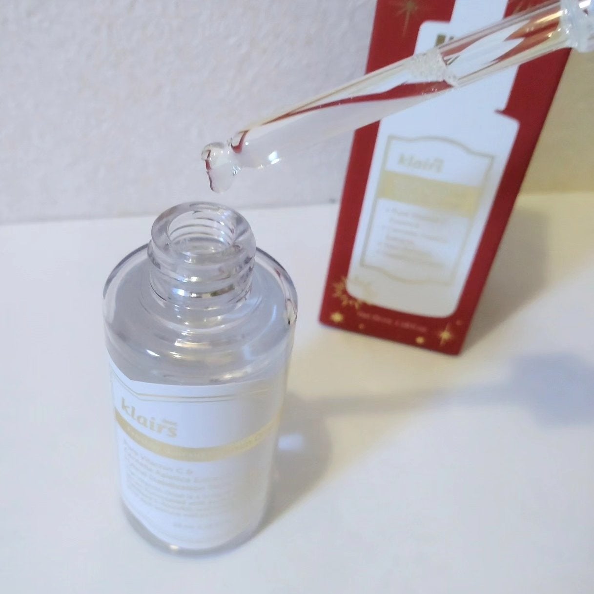 フレッシュリージュースドビタミンドロップ(35ml)/Klairs/美容液を使ったクチコミ(3枚目)