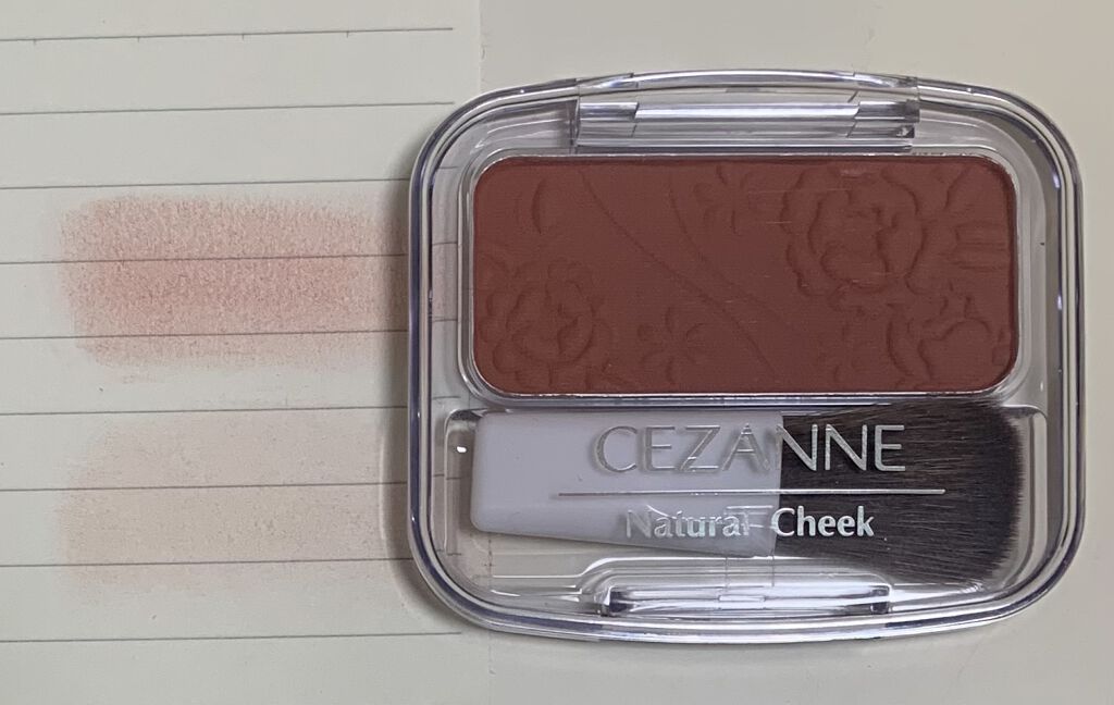 ナチュラル チークN/CEZANNE/パウダーチークを使ったクチコミ（3枚目）
