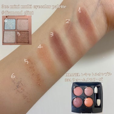 3CE MINI MULTI EYE COLOR PALETTE/3CE/アイシャドウパレットを使ったクチコミ（2枚目）