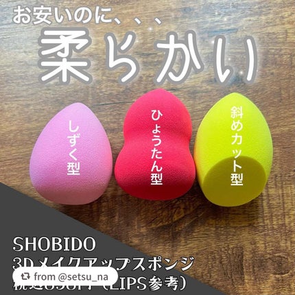 3Dメイクアップスポンジ/SHOBIDO/パフ・スポンジを使ったクチコミ(2枚目)