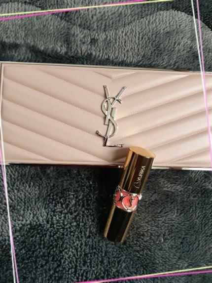 ルージュ ヴォリュプテ シャイン/YVES SAINT LAURENT BEAUTE/口紅を使ったクチコミ(1枚目)