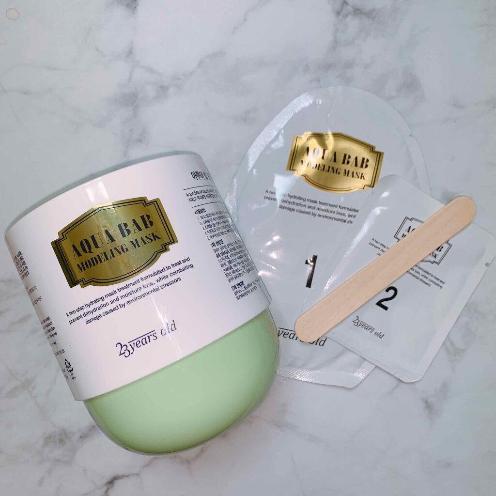 アクアバムモデリングマスク/23years old/洗い流すパック・マスクを使ったクチコミ(1枚目)