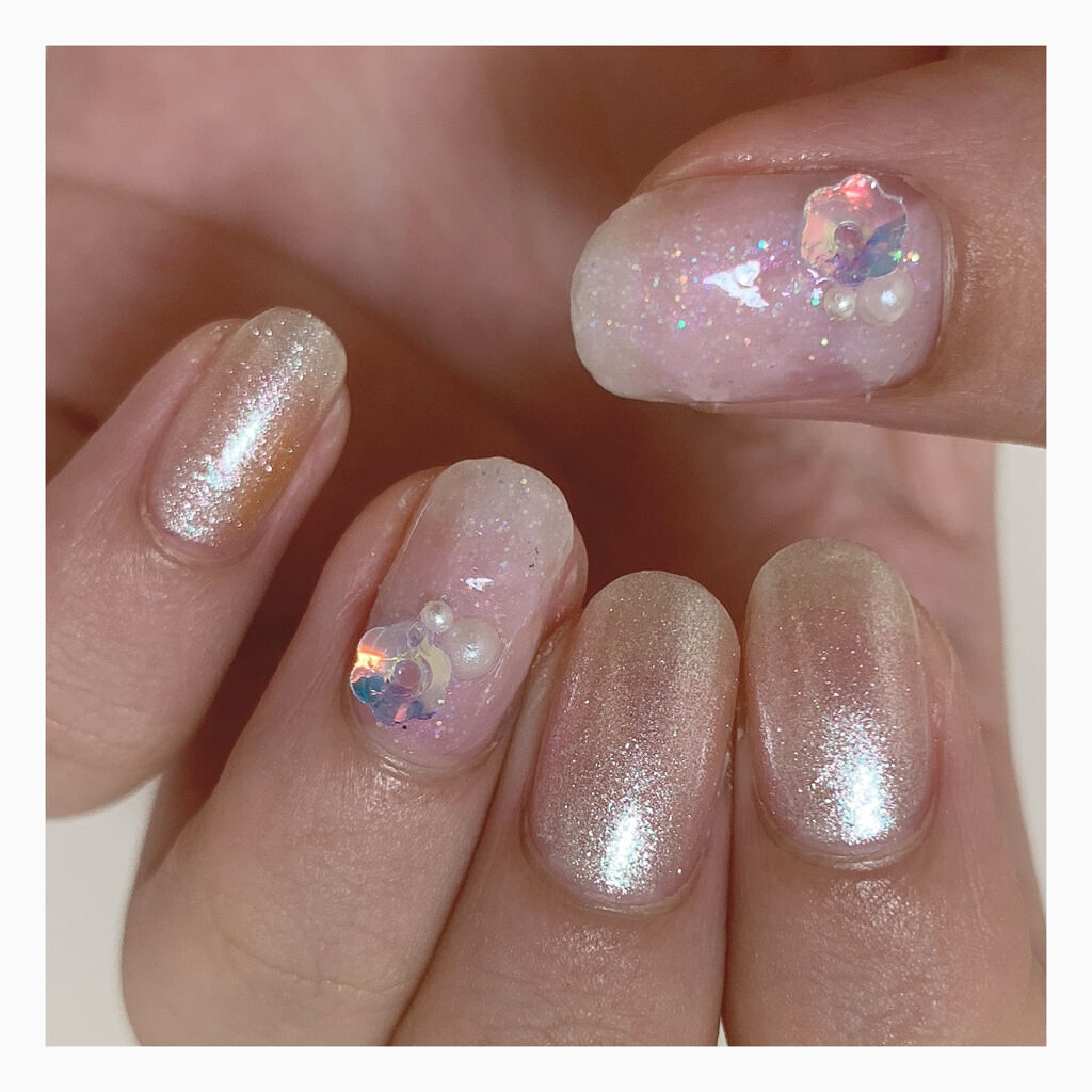 CHEER me COLOR ネイルポリッシュ/セリア/マニキュアを使ったクチコミ（2枚目）