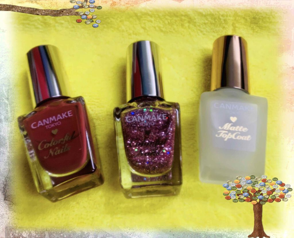 カラフルネイルズ/キャンメイク/マニキュアを使ったクチコミ(1枚目)