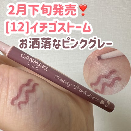クリーミータッチライナー/キャンメイク/ジェルアイライナーを使ったクチコミ(1枚目)