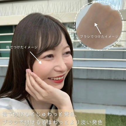 ブラーフィニシュブラッシャー/Dinto/パウダーチークを使ったクチコミ(3枚目)