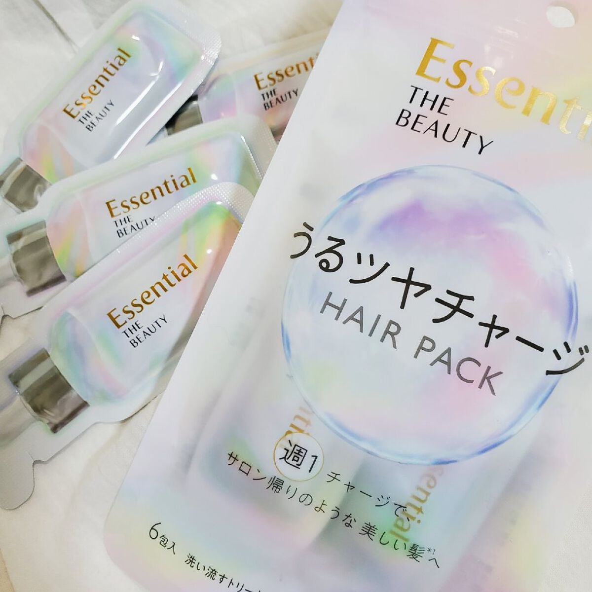 ザビューティ うるツヤチャージヘアパック/エッセンシャル/ヘアマスク・ヘアパックを使ったクチコミ(1枚目)