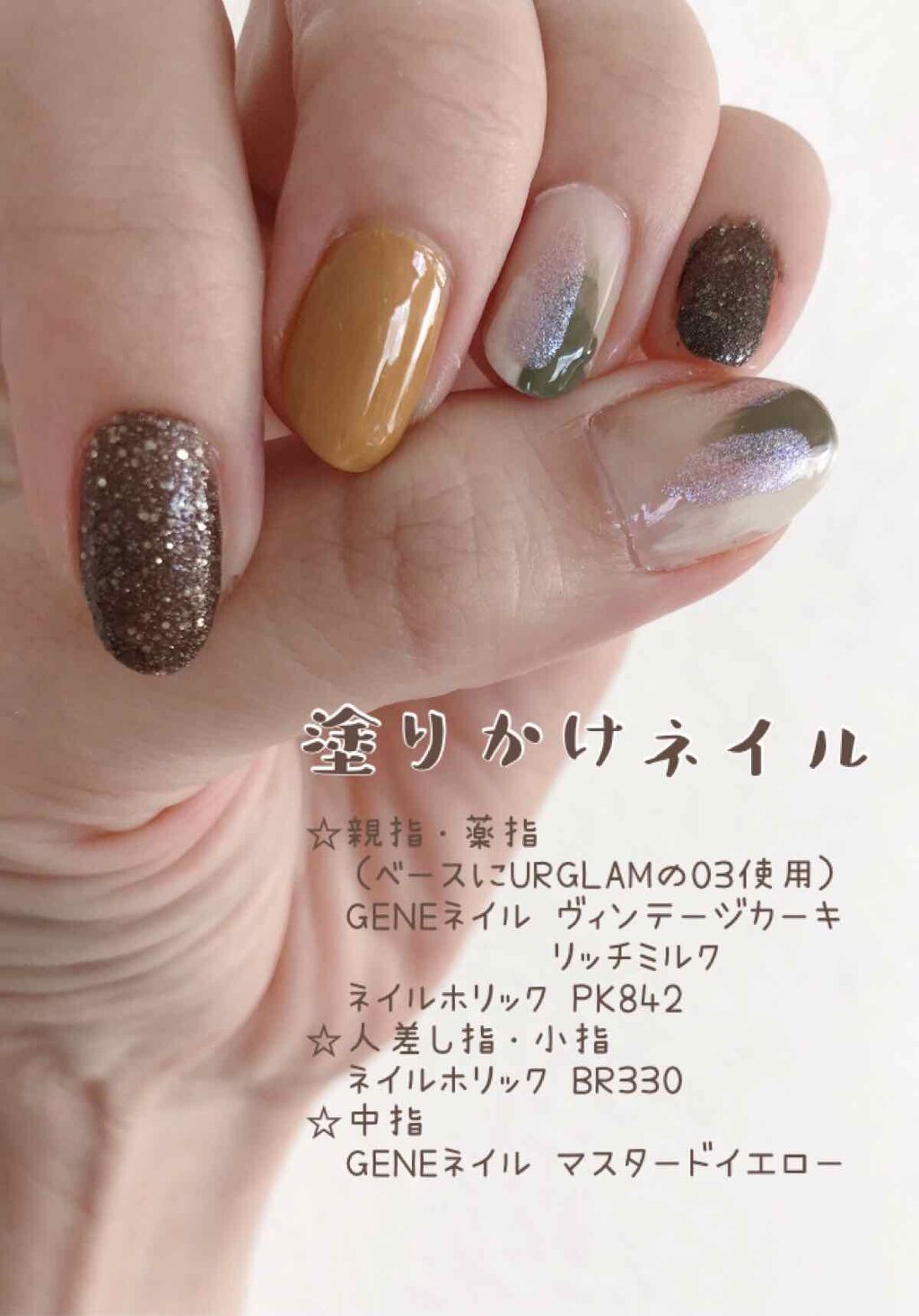 ネイルホリック Jungle Glitter/ネイルホリック/マニキュアを使ったクチコミ（1枚目）
