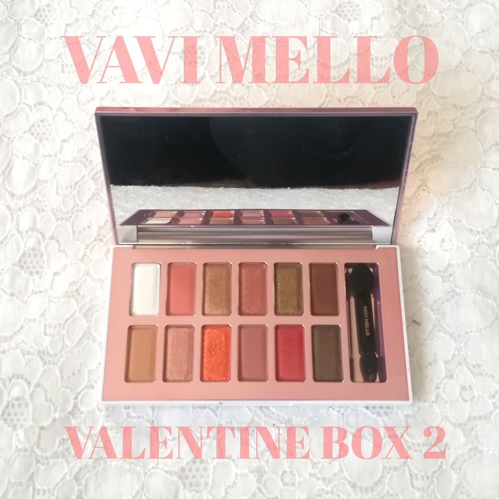 バレンタインボックス2 ピーチパレット/VAVI MELLO/アイシャドウパレットを使ったクチコミ(1枚目)
