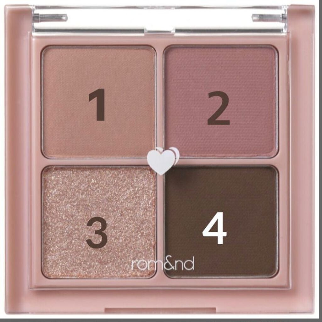 ベターザンアイズ/rom&nd/アイシャドウパレットを使ったクチコミ(1枚目)