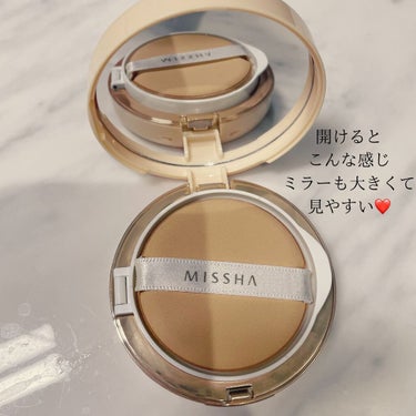 ザ オリジナル テンションパクト パーフェクトカバー/MISSHA/クリーム・エマルジョンファンデーションを使ったクチコミ（3枚目）