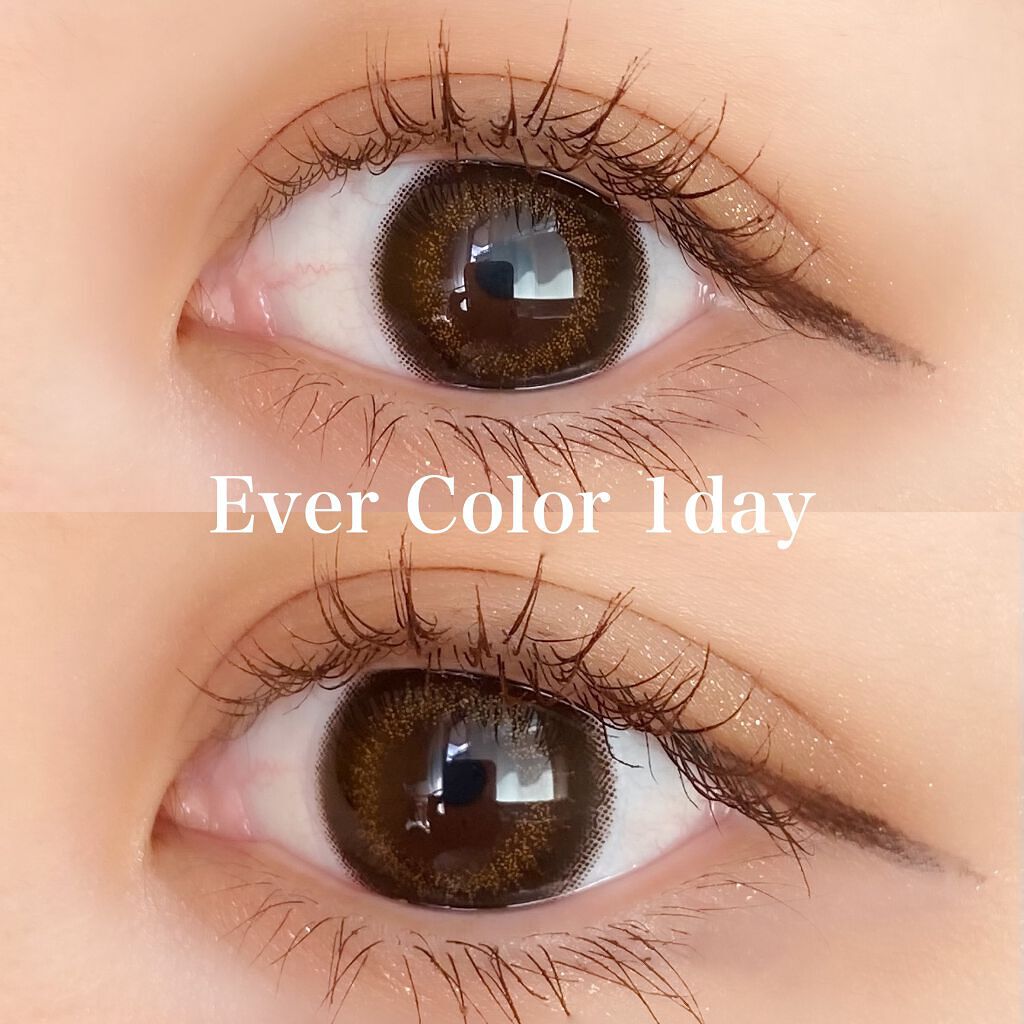 エバーカラーワンデー ナチュラル/エバーカラー/ワンデー(1DAY)カラコンを使ったクチコミ(1枚目)
