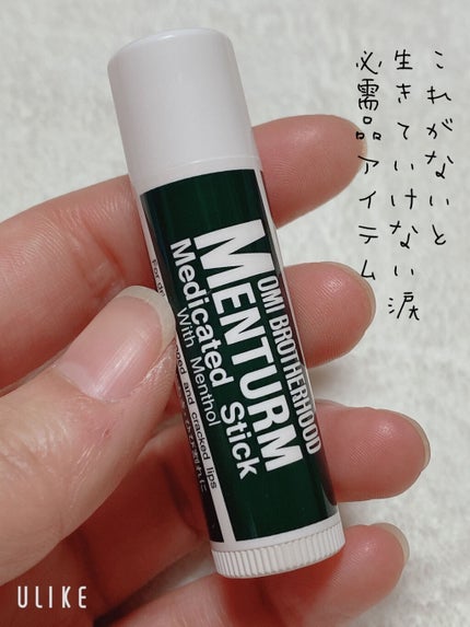 薬用スティックレギュラー/メンターム/リップクリームを使ったクチコミ(1枚目)