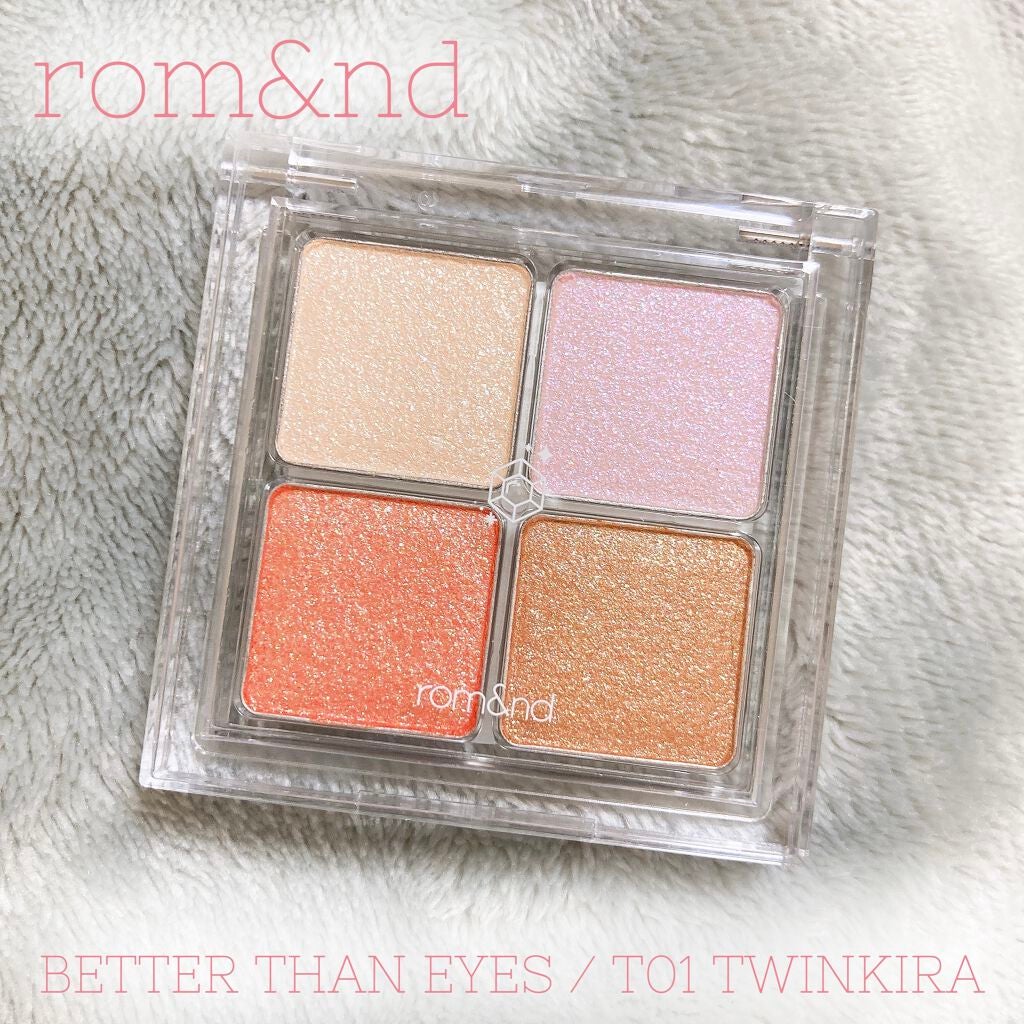 ベターザンアイズ/rom&nd/アイシャドウパレットを使ったクチコミ(1枚目)