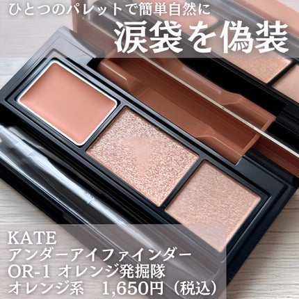 アンダーアイファインダー/KATE/パレットコンシーラーを使ったクチコミ(2枚目)