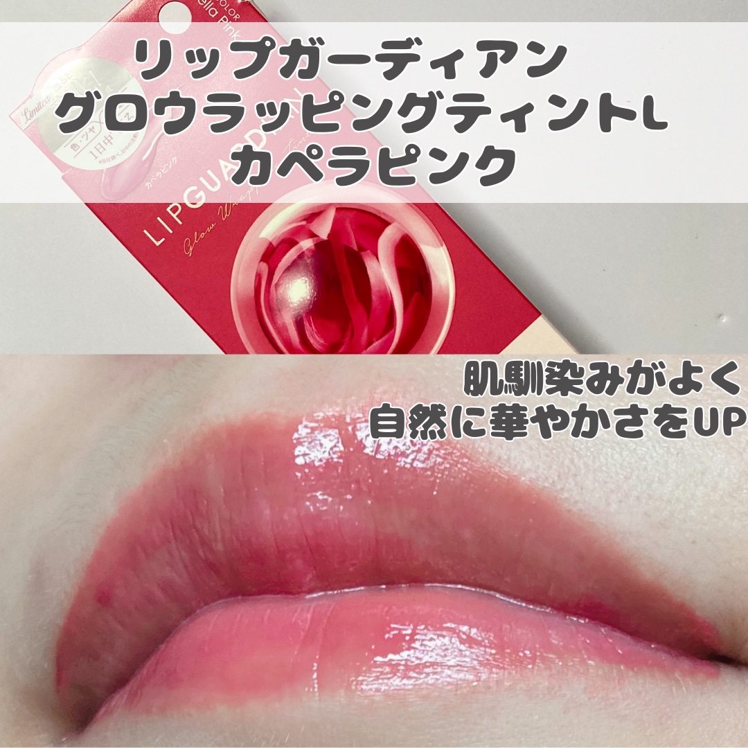 グロウラッピングティント/LIPGUARDIAN/リップティントを使ったクチコミ（2枚目）