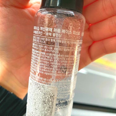 ルミナス パフュームフェイスミスト/TONYMOLY/ミスト状化粧水を使ったクチコミ（2枚目）