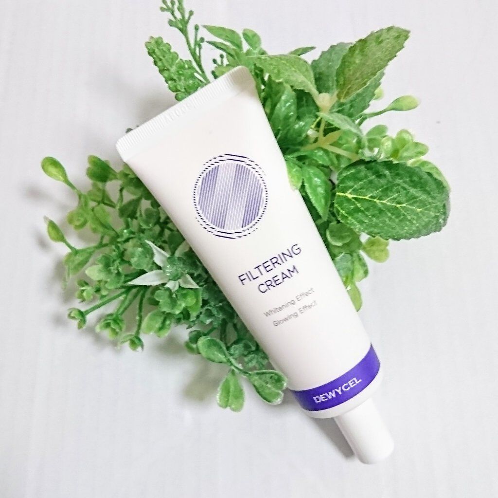 フィルタリングクリーム/DEWYCEL/日焼け止めクリームを使ったクチコミ（1枚目）
