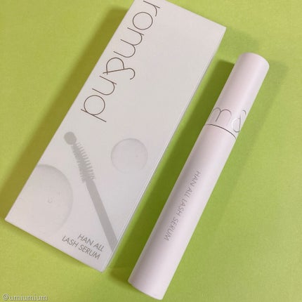 ハンオールラッシュセラム/rom&nd/まつげ美容液を使ったクチコミ(5枚目)