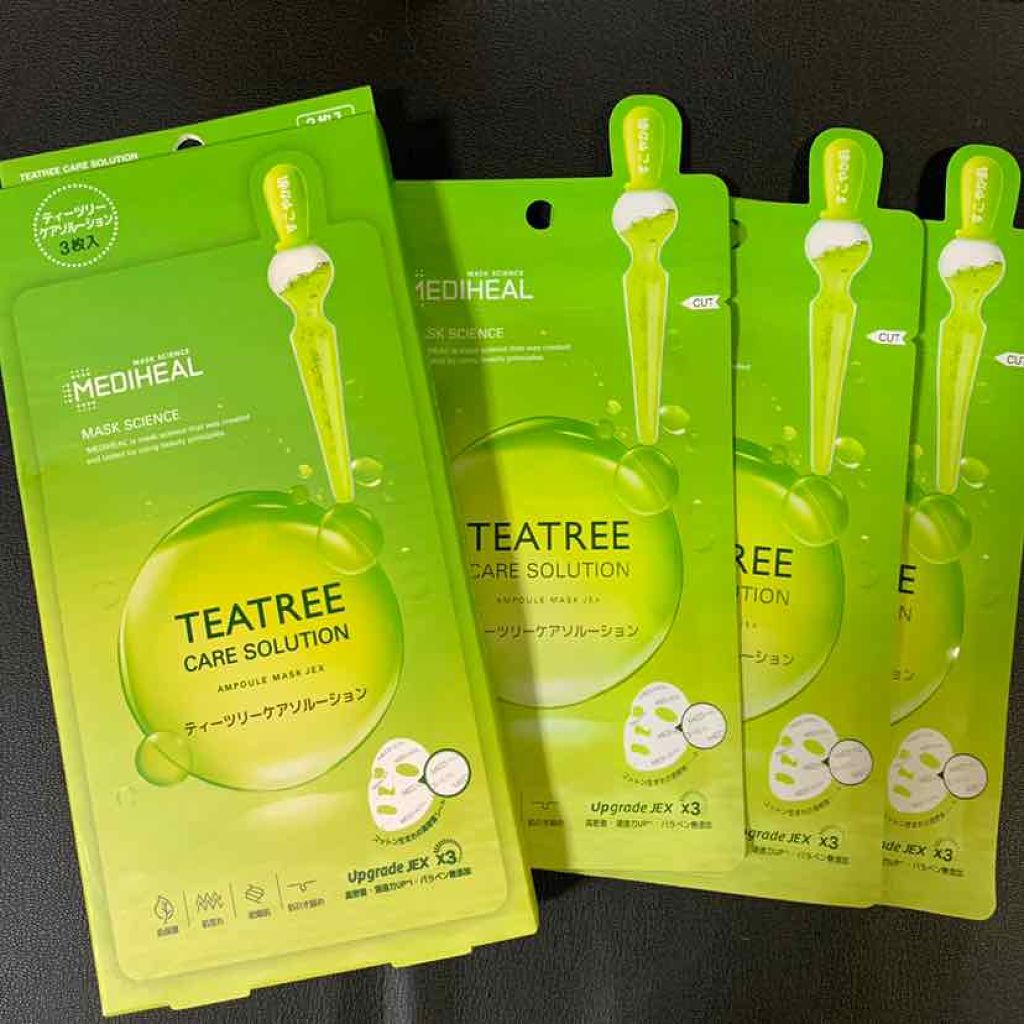 ティーツリーケアソリューション アンプルマスクJEX/MEDIHEAL/シートマスク・パックを使ったクチコミ（1枚目）