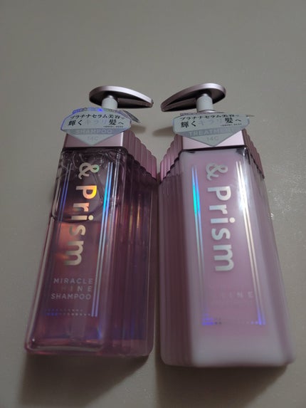 ミラクル シャイン シャンプー/ヘアトリートメント/&Prism/市販シャンプーを使ったクチコミ(1枚目)