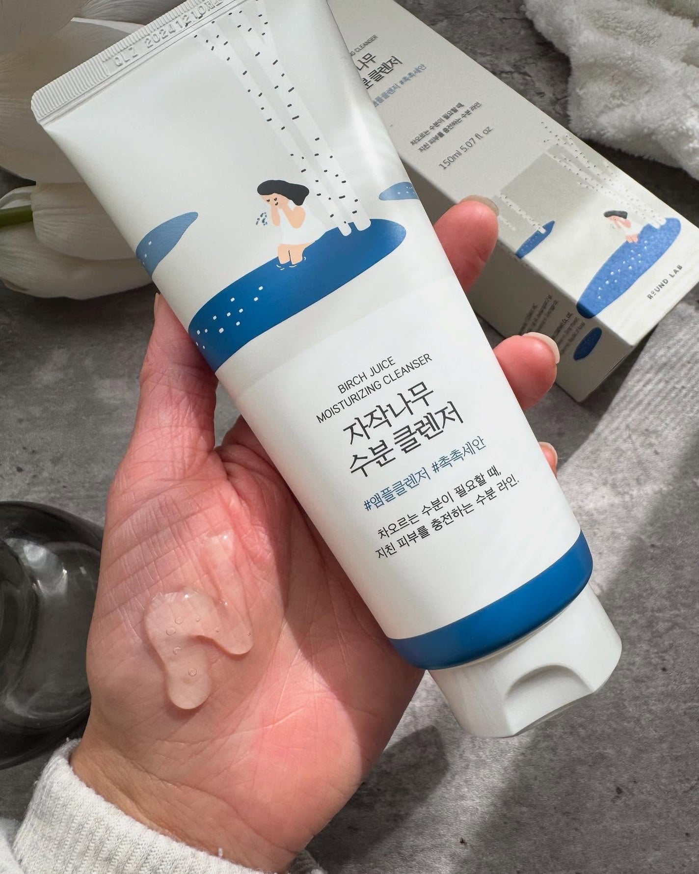 白樺クレンザー/ROUND LAB/洗顔フォームを使ったクチコミ(3枚目)