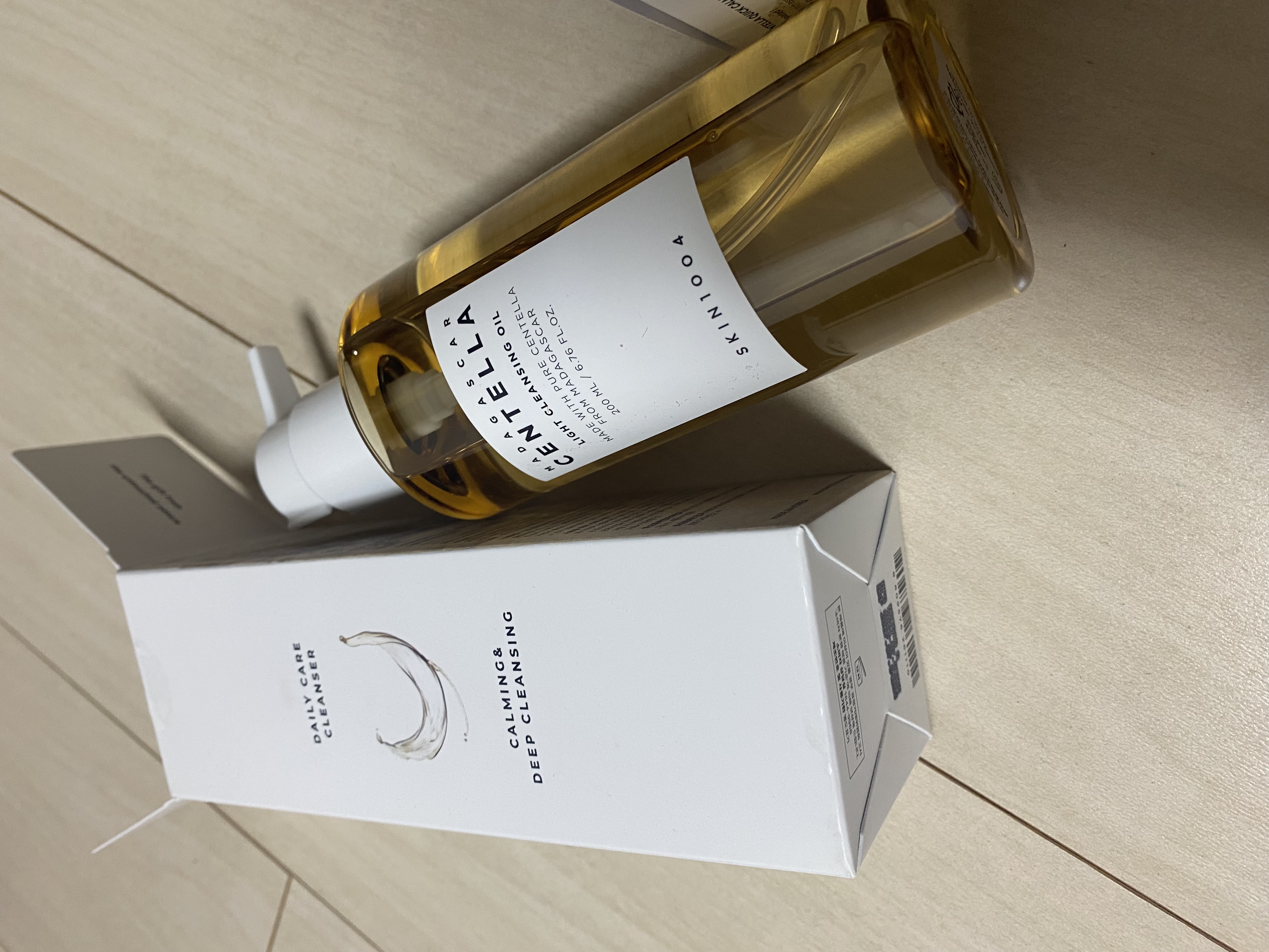 センテラ ライトクレンジングオイル/SKIN1004/オイルクレンジングを使ったクチコミ（1枚目）