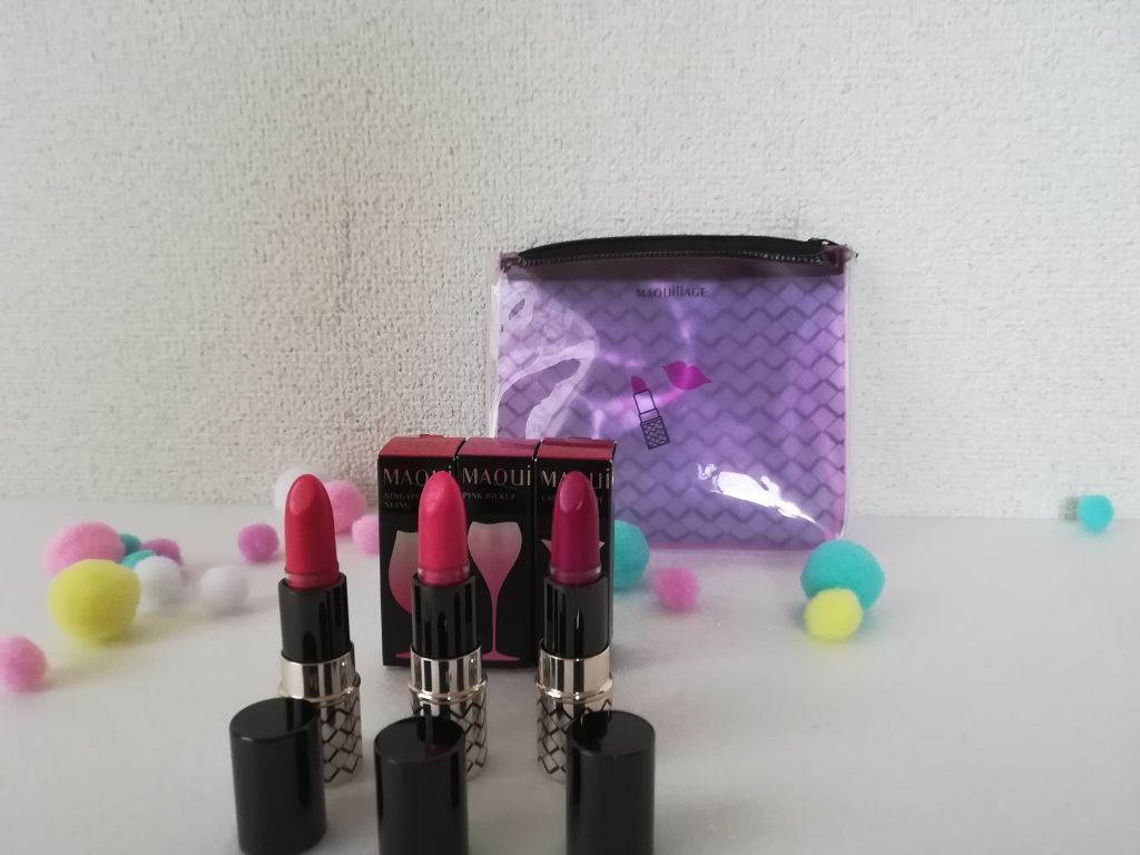 ルージュ ミニ/マキアージュ/口紅を使ったクチコミ(3枚目)