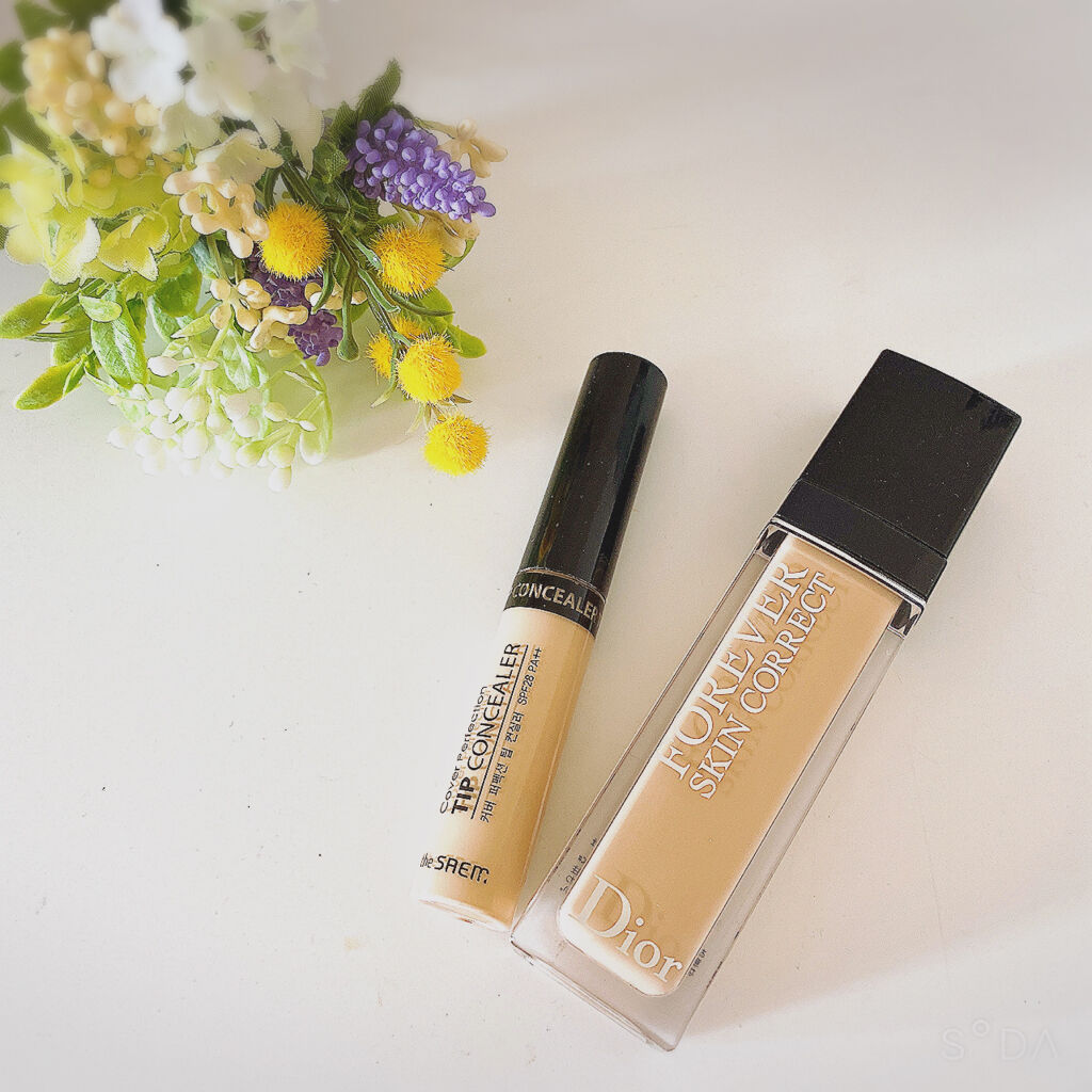 カバーパーフェクション チップコンシーラー/the SAEM/リキッドコンシーラーを使ったクチコミ（1枚目）