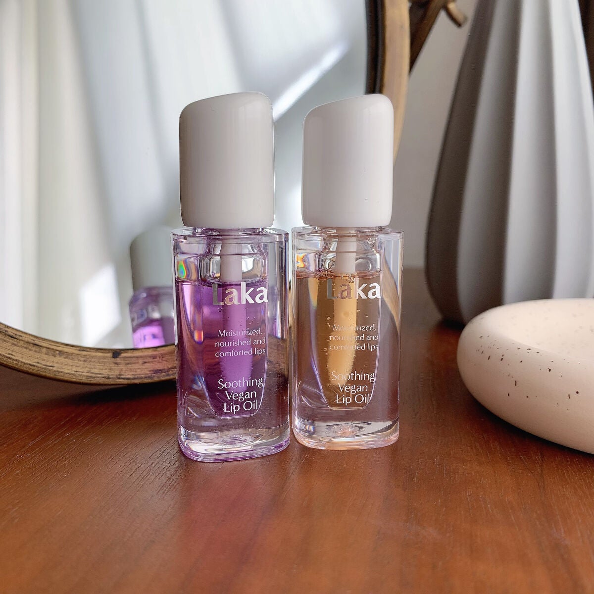 スージングヴィーガンリップオイル/Laka/リップオイルを使ったクチコミ(1枚目)