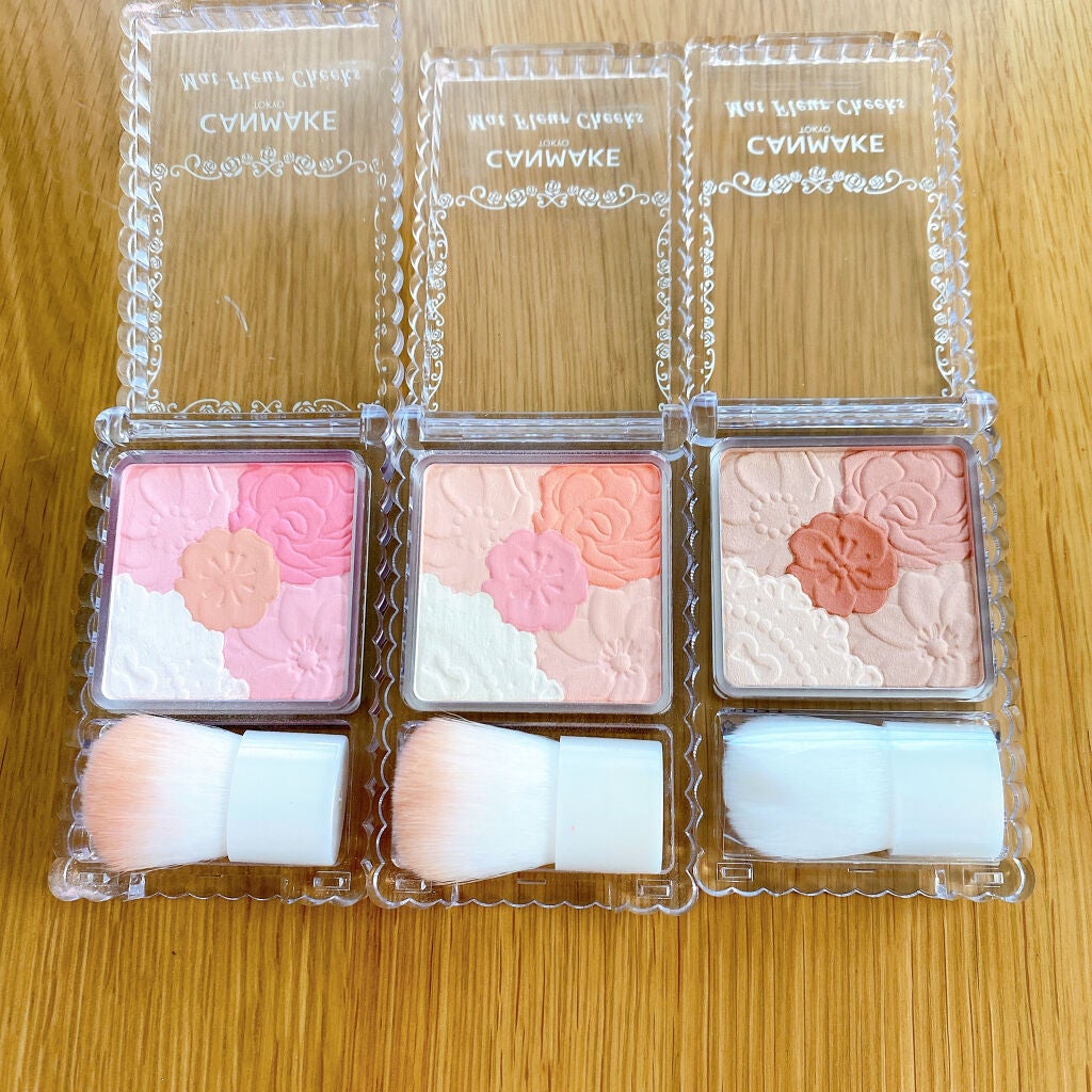 マットフルールチークス/キャンメイク/パウダーチークを使ったクチコミ(4枚目)