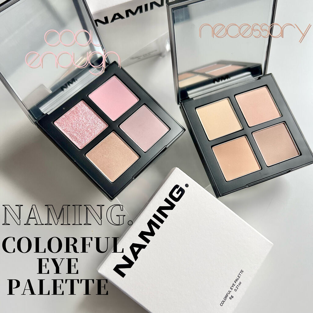 COLORFUL EYE PALETTE/NAMING./アイシャドウパレットを使ったクチコミ（1枚目）