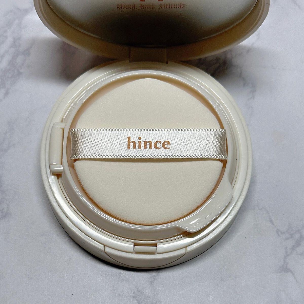 セカンドスキングロウクッション/hince/クッションファンデーションを使ったクチコミ（3枚目）