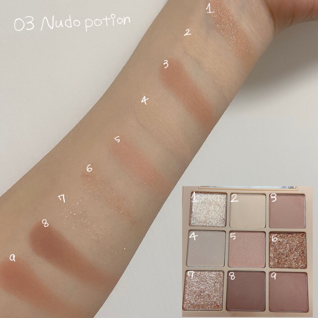 シャドウパレット/dasique/アイシャドウパレットを使ったクチコミ（3枚目）