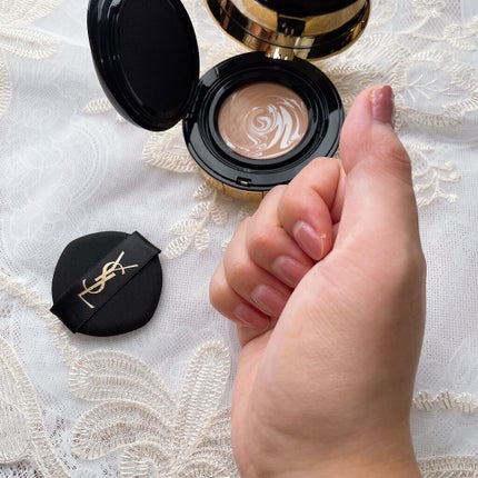 アンクル ド ポー マーブル エッセンス クリームパクト/YVES SAINT LAURENT BEAUTE/クッションファンデーションを使ったクチコミ(4枚目)