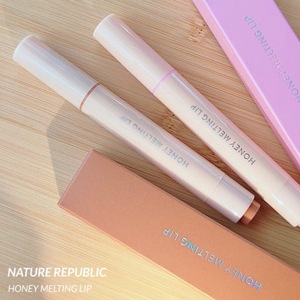 ハニーメルティングリップ/ネイチャーリパブリック/口紅を使ったクチコミ(6枚目)