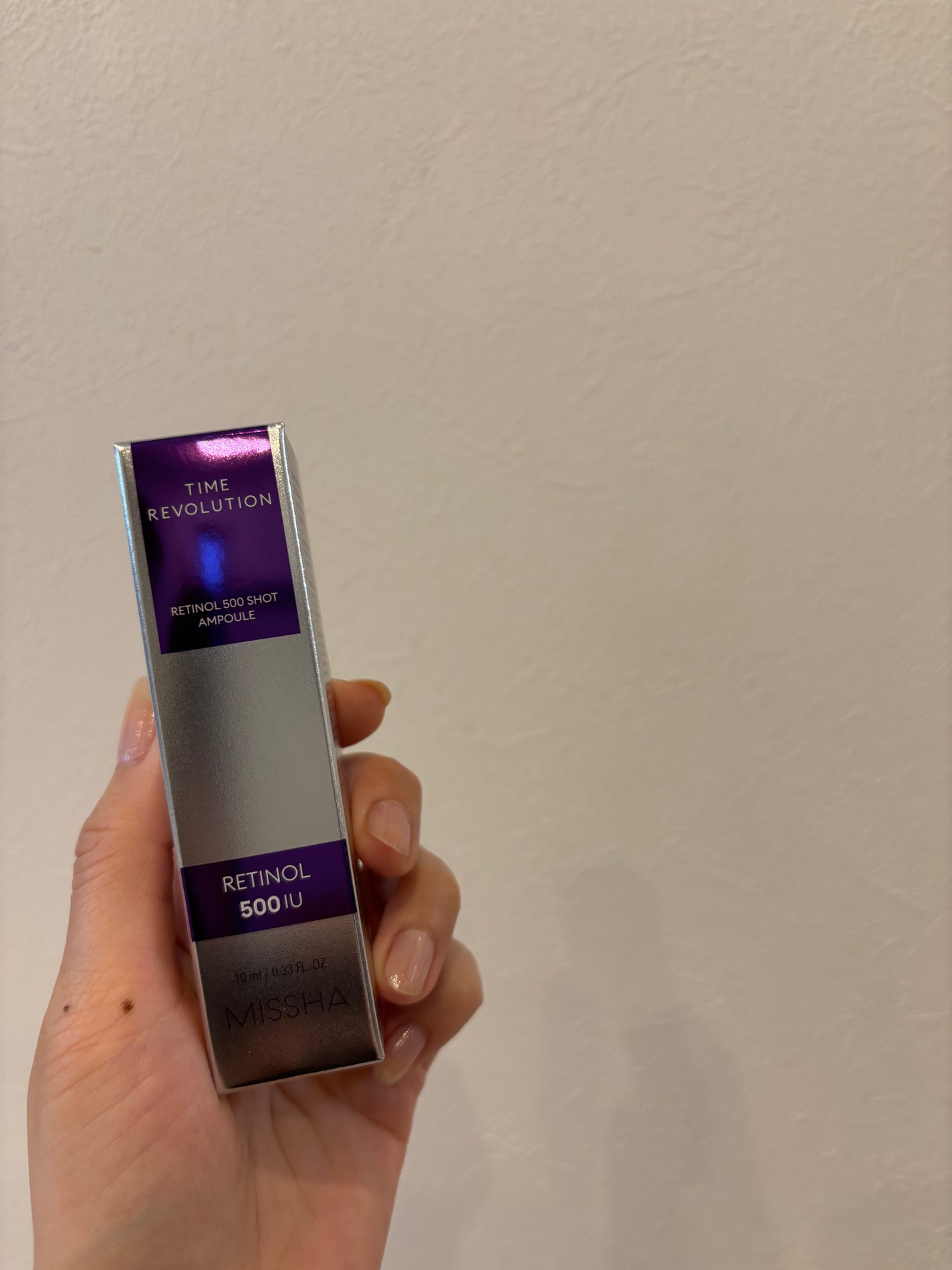 ミシャ タイムレボリューション レチ500ショット美容液/MISSHA/美容液を使ったクチコミ(4枚目)