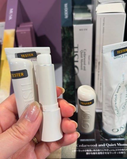 Cedarwood and Quiet Moment/Perfume Stick/TISLO/練り香水を使ったクチコミ(5枚目)