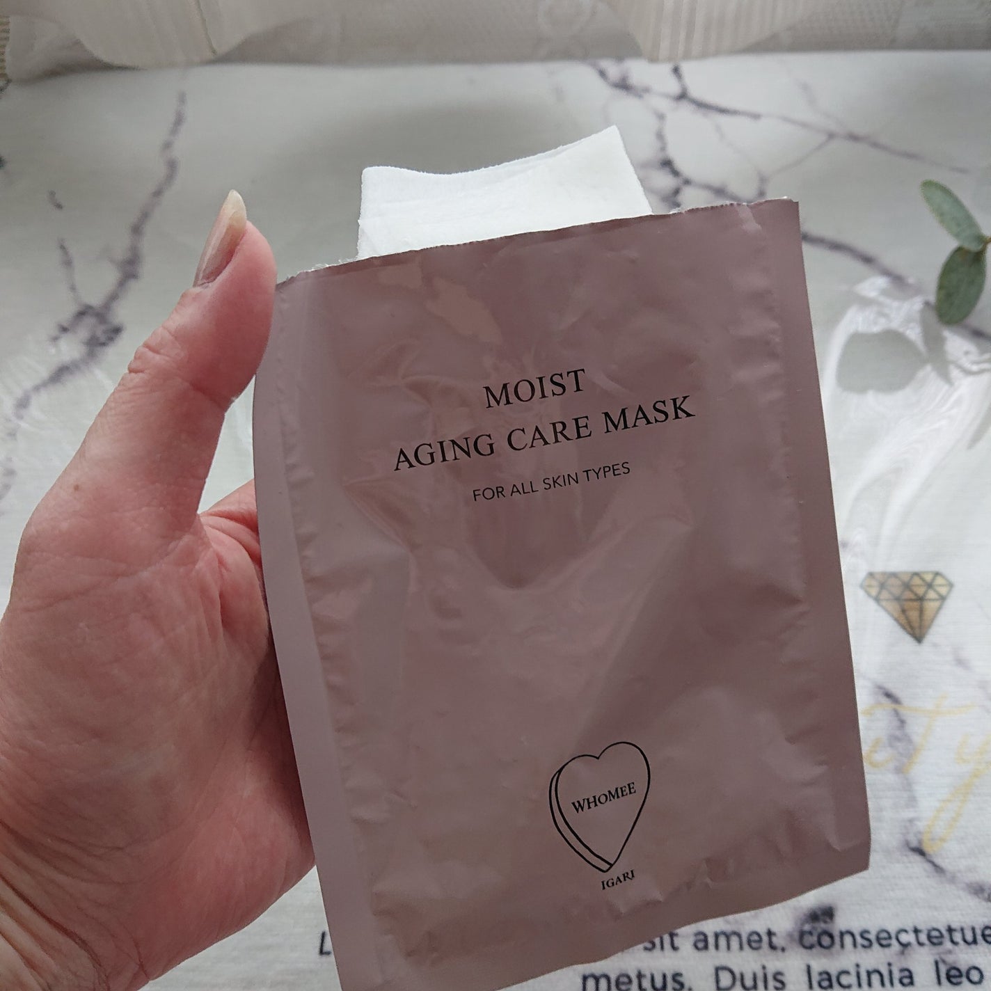 モイストエイジングケアマスク/WHOMEE/シートマスク・パックを使ったクチコミ(1枚目)