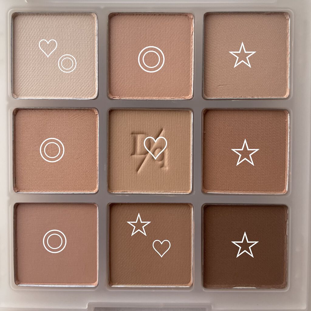 シャドウパレット 12 ウォーム ブレンディング/dasique/アイシャドウパレットを使ったクチコミ（2枚目）