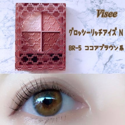 グロッシーリッチ アイズ N/Visée/アイシャドウパレットを使ったクチコミ(1枚目)