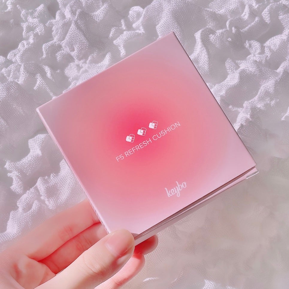 F5 リフレッシュクッション/keybo/クッションファンデーションを使ったクチコミ(5枚目)