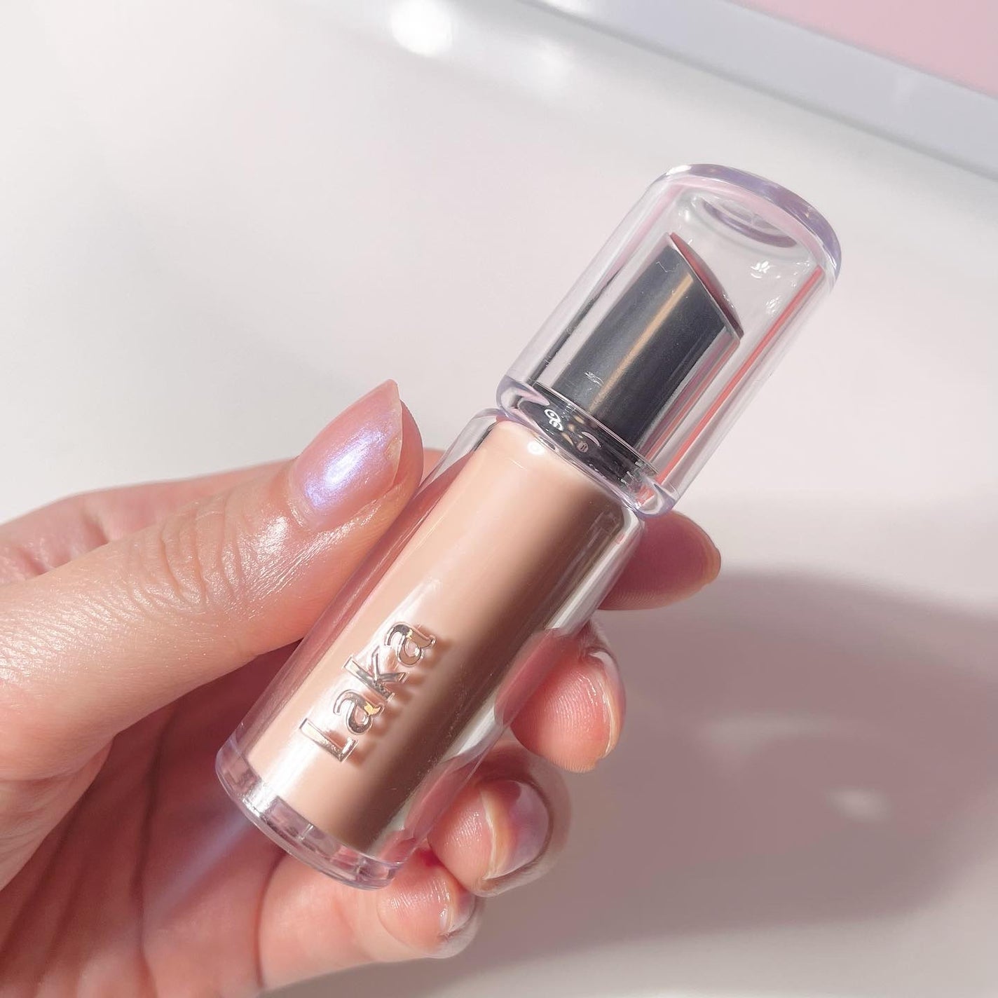 ボンディンググロウリップスティック/Laka/口紅を使ったクチコミ(2枚目)