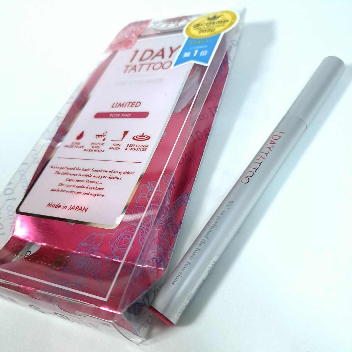 1DAY TATTOO プロキャスト ザ・アイライナー/K-パレット/リキッドアイライナーを使ったクチコミ(3枚目)