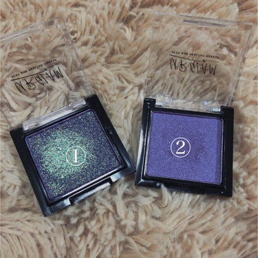 UR GLAM　POWDER EYESHADOW パープル/U R GLAM/シングルアイシャドウを使ったクチコミ（2枚目）